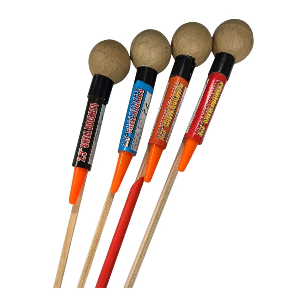 Kugleraketter 2,5″ – full loaded